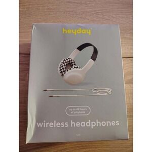 Heyday Wireless Headphones Up to 40 Hours Playback‎ Bluetooth 5.0 White